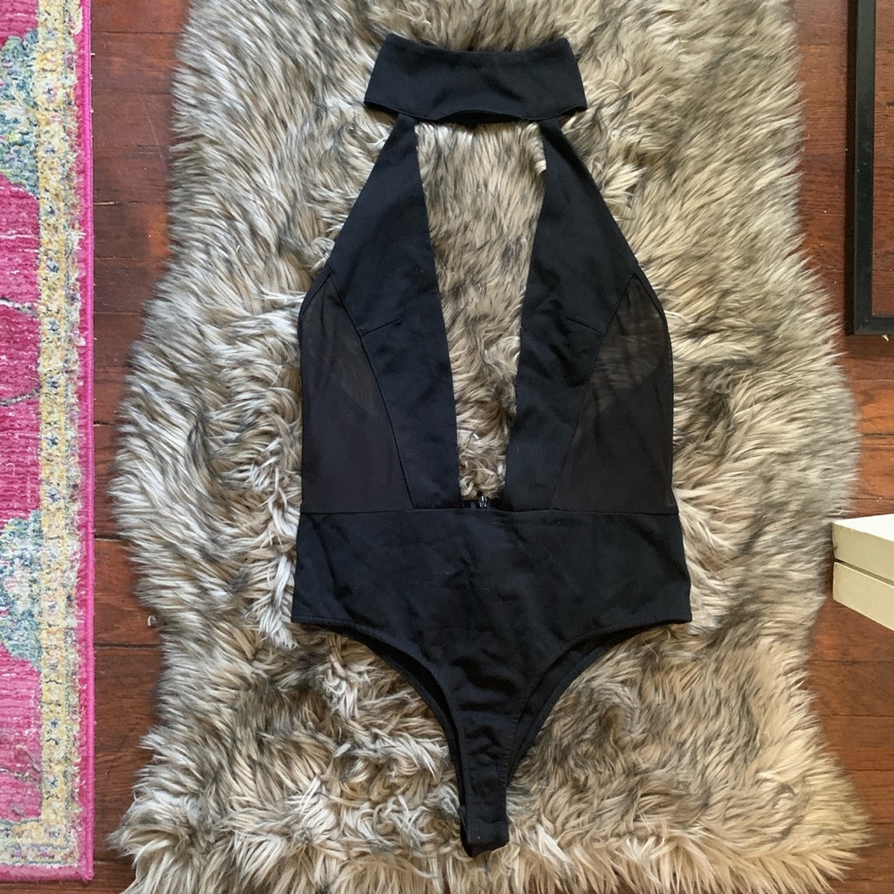 ♡BLACK MESH BODYSUIT♡